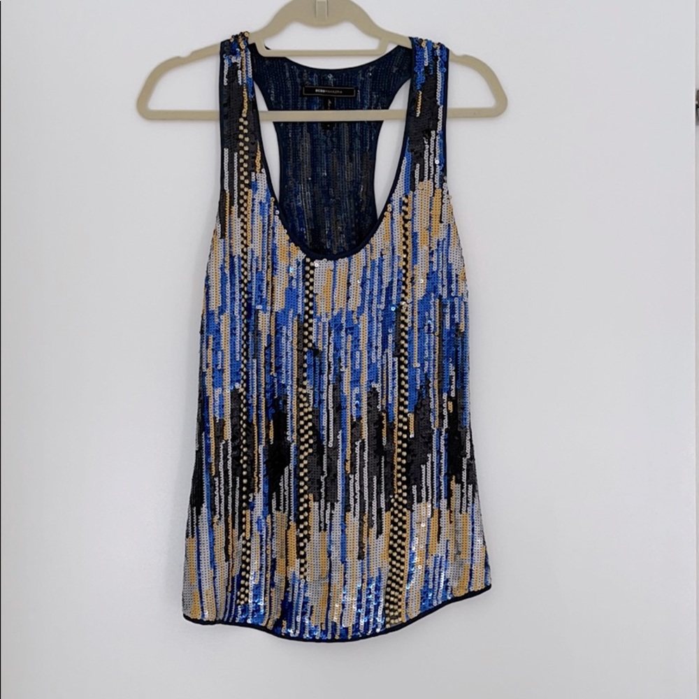 BCBG Sequined Top